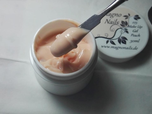 Preview: UV Gel - 225 - Aufbau Make Up Gel - Peach